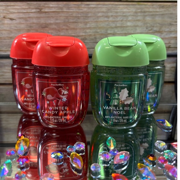 Bath and Body Works Other - Bath and Body Work PocketBac Hand Sanitizer Winter Candy Apple Vanilla Bean Noel